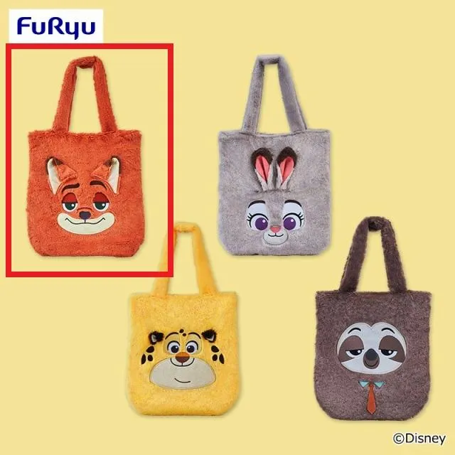 Aニック】ズートピア ふわふわフェイスバッグ オンラインクレーン