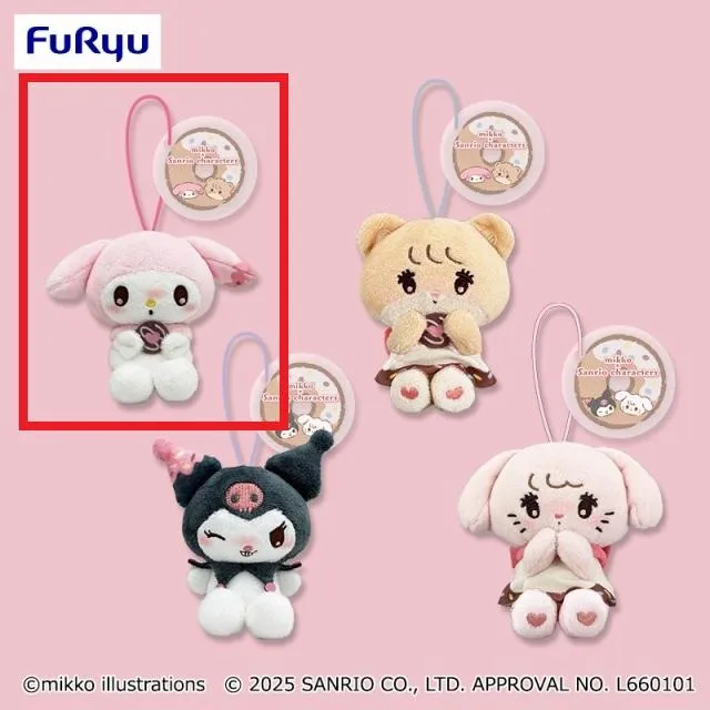 Aマイメロディ】mikko×Sanrio characters ドーナツデザインマスコット