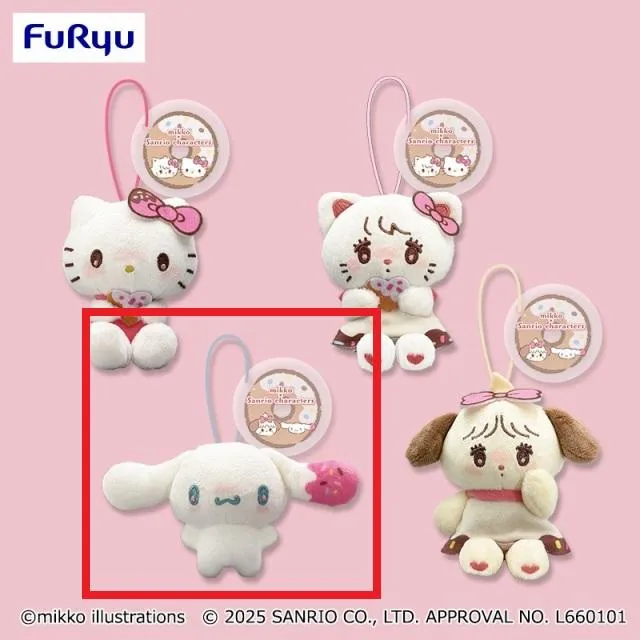Cシナモロール 】mikko×Sanrio characters ドーナツデザインマスコット