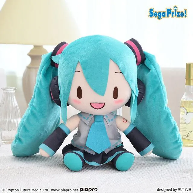 オンクレ限定 初音ミク ふわぷち L ぬいぐるみ 初音ミク ふわぷち Lぬいぐるみ オンラインクレーンゲーム DMMオンクレ