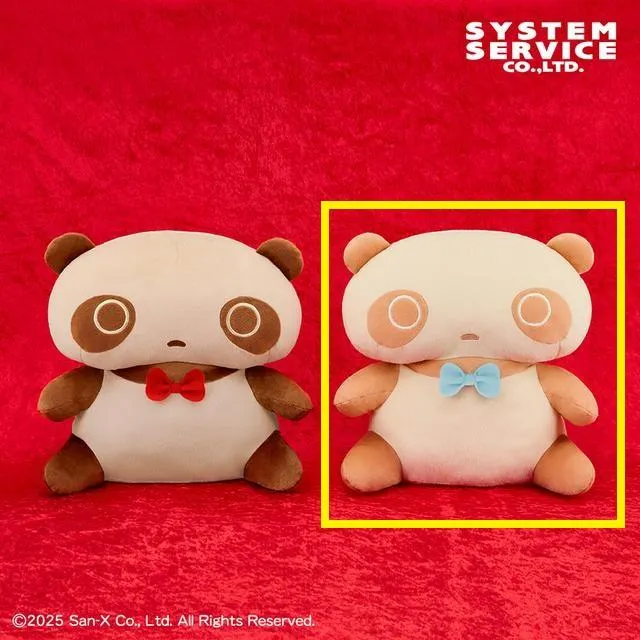 Bティーラテ(青リボン)】たれぱんだ ラテカラーぬいぐるみXL