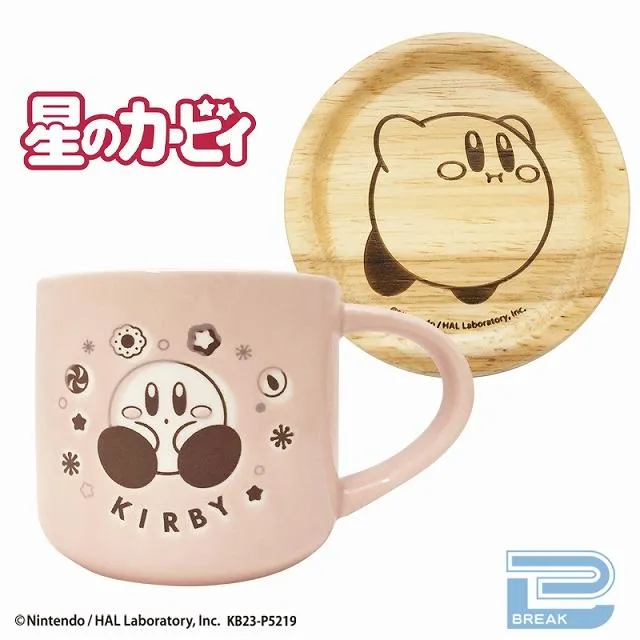 Aカフェタイム(ピンク)】星のカービィ 撥水マグカップ2nd オンライン