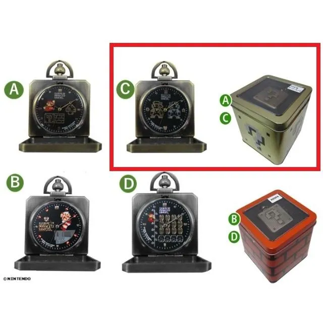 Cマリオ&ルイージ】スーパーマリオブラザーズ ポケットウォッチ