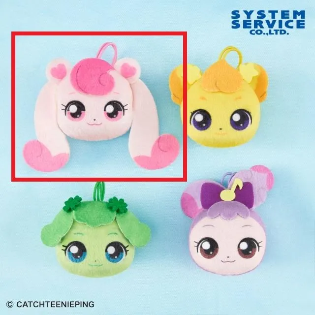 Aハチュピン】キャッチ!ティニピン ぺたんこフェイスちびマスコット