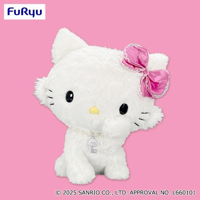 チャーミ―キティ 毛づくろいBIGぬいぐるみ オンラインクレーンゲーム