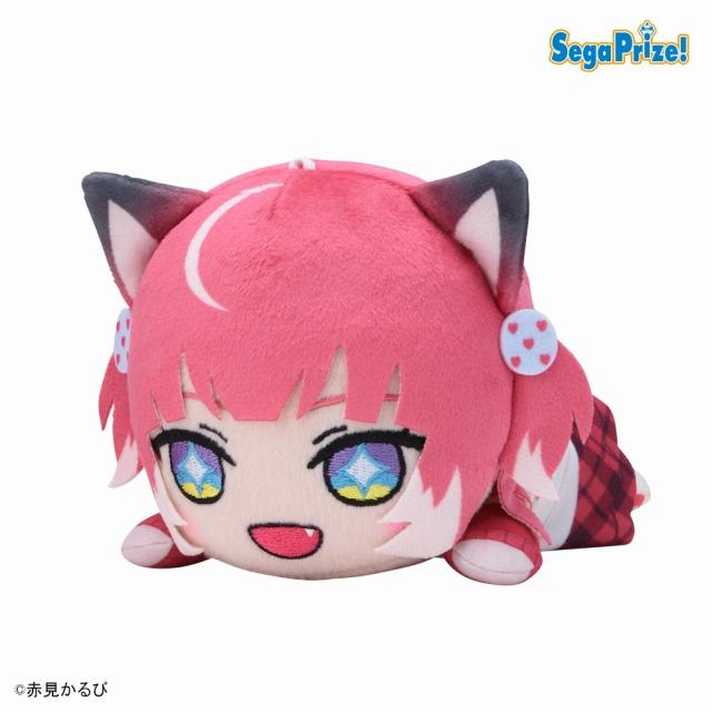 C赤見かるび(部屋着/口開け)】赤見かるび 寝そべり ぬいぐるみ“赤見か