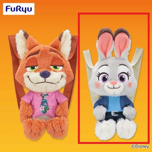 Bジュディ】ズートピア2 ぬいぐるみリュック オンラインクレーンゲーム