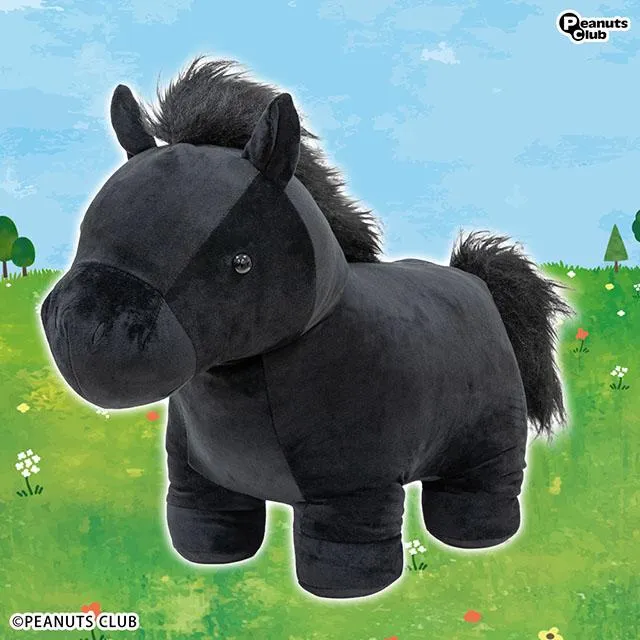 希少　FINAL （ファイナルホーム）ぬいぐるみ ブラック Cブラック】サラブレッドBIGぬいぐるみ オンラインクレーンゲーム DMM