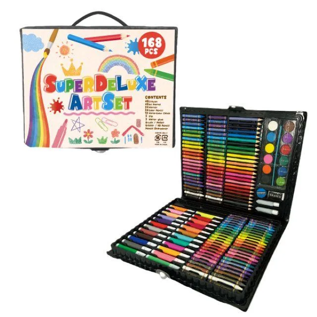 Cブラック(ケース色)】スーパーデラックス アートセット168P