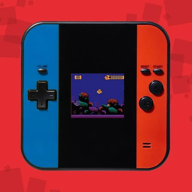 Aブルー&レッド】携帯ゲーム機 GameArk SQUARE オンラインクレーン