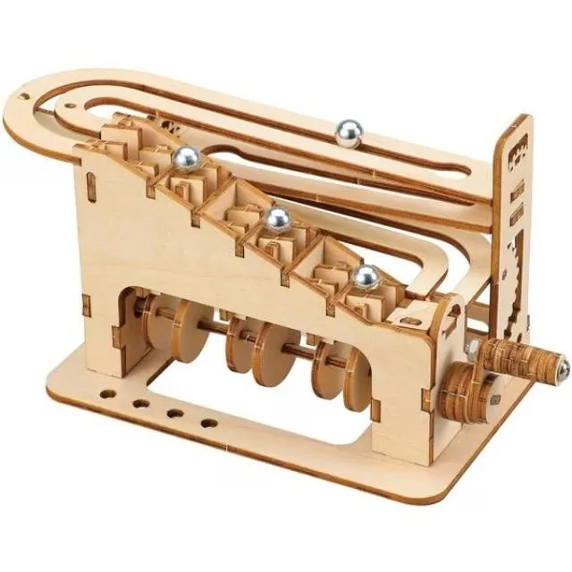 D木製エスカレーター式コースタークラフトキット】木製コースター