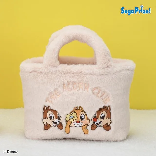 Aホワイト】チップ&デール&クラリス [PtZ]ふわふわバッグ ～Fluffy