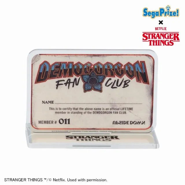 A:DEMOGORGON FAN CLUB】Netflixシリーズ「ストレンジャー・シングス