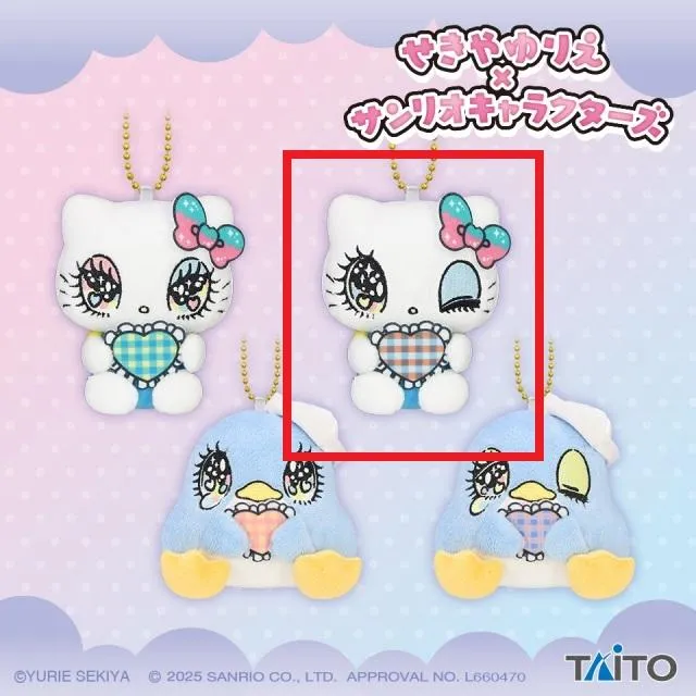 B:ハローキティ B(片目閉じ)】せきやゆりえ×サンリオキャラクターズ