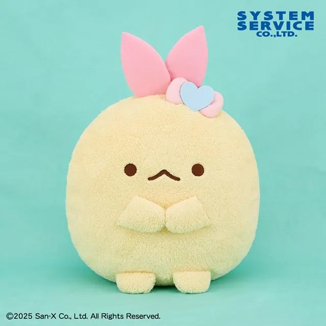 えびてんのしっぽ】すみっコぐらし 天使なえびてん ぬいぐるみXL