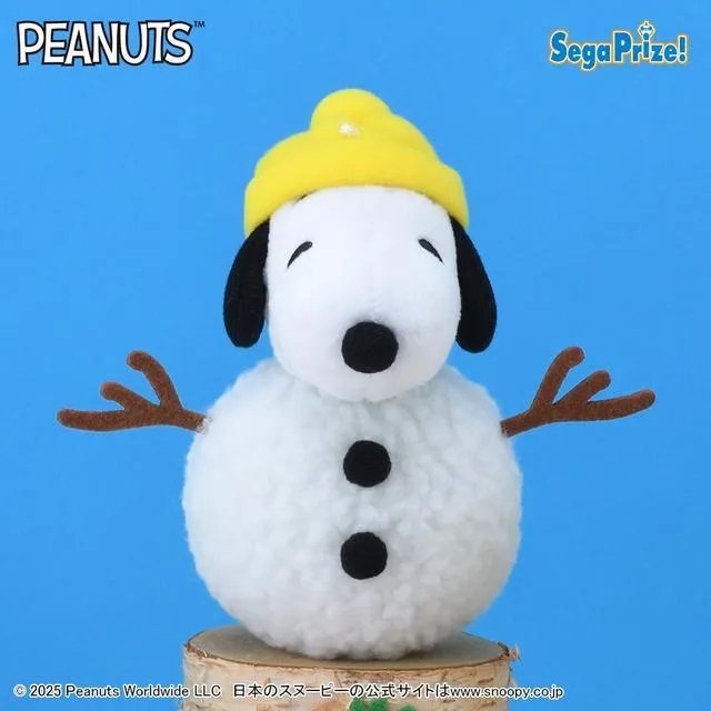 A雪だるま】SNOOPY(TM) マスコット ウィンターVer. オンラインクレーン