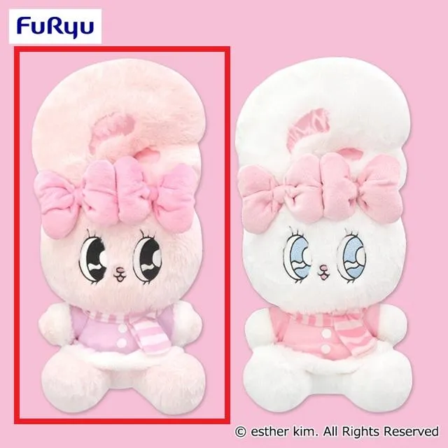 Aリボンバニー】エスターバニー ホリデーマフラーBIGぬいぐるみ