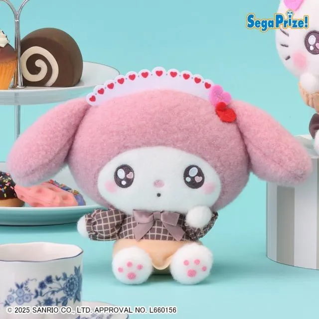 Bマイメロディ】ゆるかわ サンリオキャラクターズ ぬいぐるみ チョコ