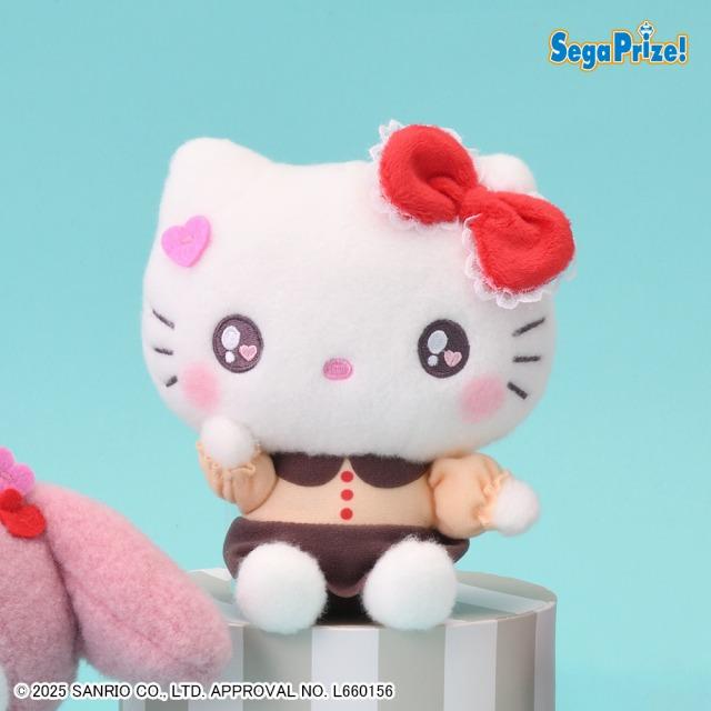 Aハローキティ】ゆるかわ サンリオキャラクターズ ぬいぐるみ チョコ