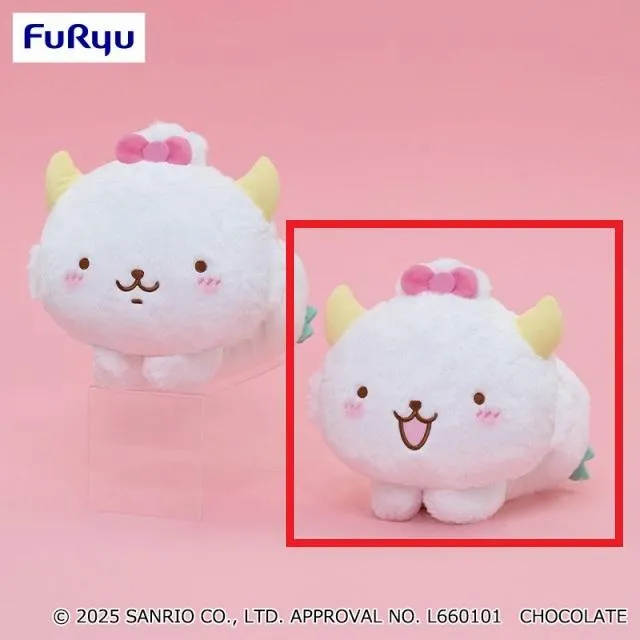 Bにっこり(口開け)】がおぱわるぅ ふわもこBIGぬいぐるみ オンライン