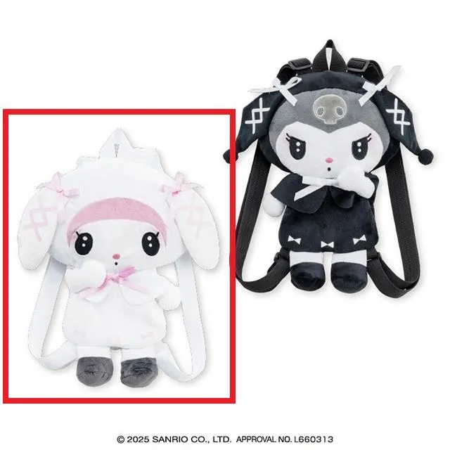 Aマイメロディ】マイメロディ・クロミ 月夜のメロクロぬいぐるみ