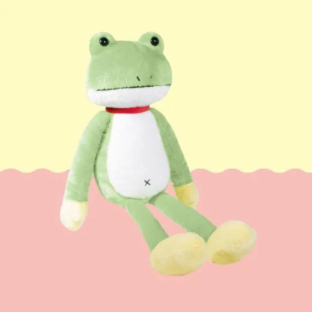 Bイノウエ(黄緑)】着ぐるみけろりん 50cm オンラインクレーンゲーム