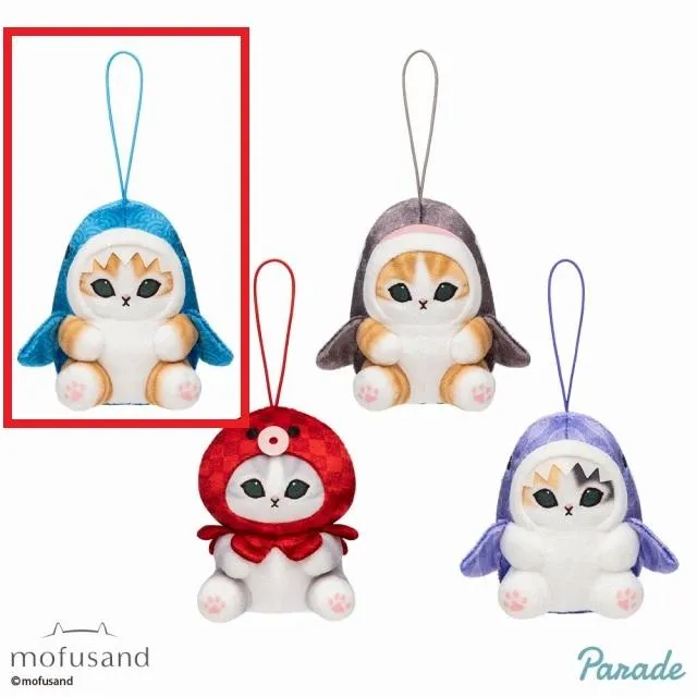 A青藍】mofusand 海の生き物にゃん～和～マスコット オンライン