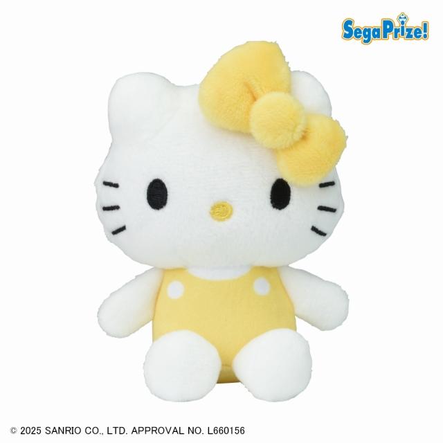Fイエロー】ハローキティ マスコット カラフルVer. オンラインクレーン
