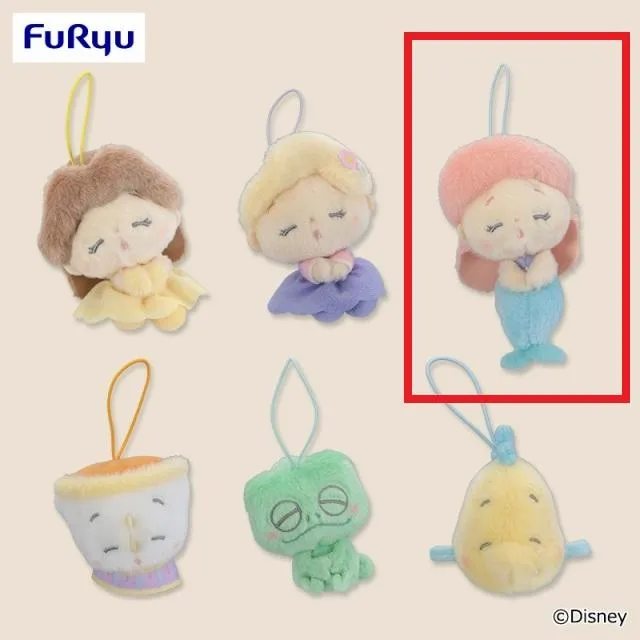 Cアリエル 】ディズニープリンセス ねむぐるみ マスコット オンライン