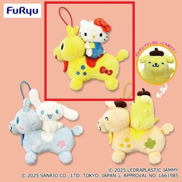 Aハローキティ】RODY×SANRIO CHARACTERS ちいさなペアぬいぐるみ