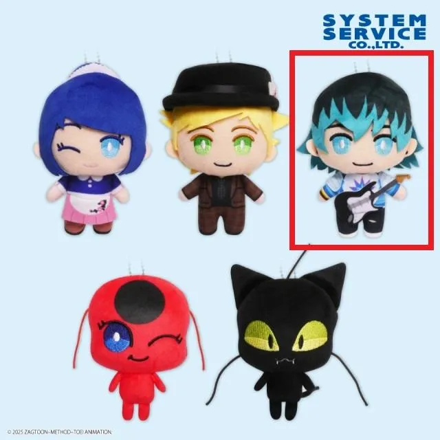 Cルカ】ミラキュラス レディバグ&シャノワール デフォルメぬいぐるみ