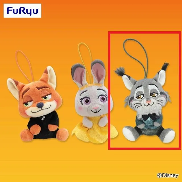 Cパウバート】ズートピア2 こてっとぺったんマスコット～ドレッシー