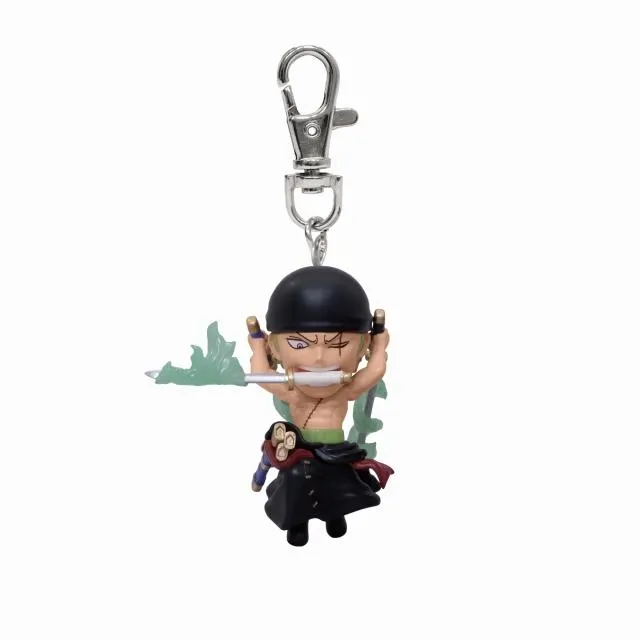 Bロロノア・ゾロ】ワンピース フィギュアキーホルダー-モンキー・D