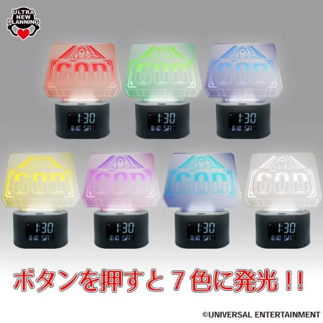 MILLIONGOD 神々の凱旋光る!LEDアクリルクロック オンラインクレーン