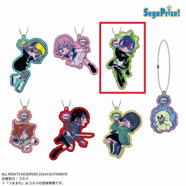 C暗く黒く】ずっと真夜中でいいのに。 UFOつままれ アクリルキー