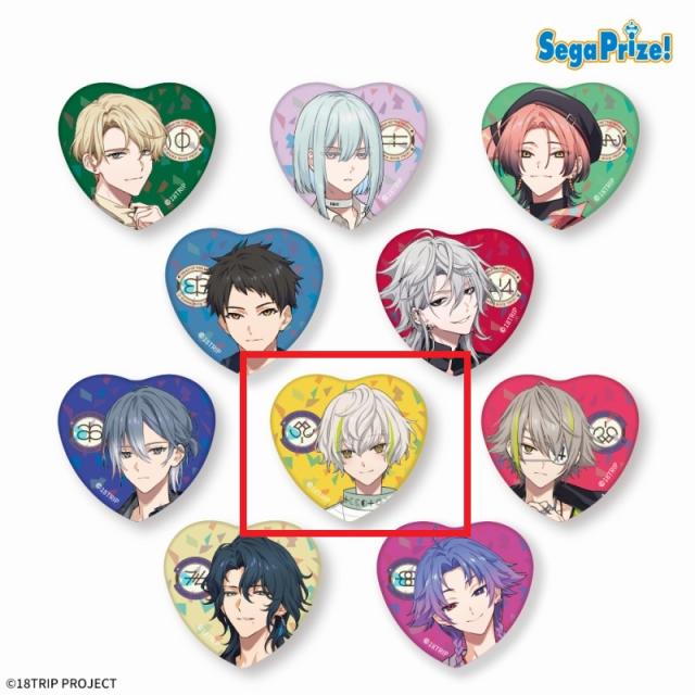 18TRIP 白光琉衣 缶バッジ 白光琉衣 ハート缶バッジ 最終値下げ 18TRIP エイトリ ラー博 白光琉衣