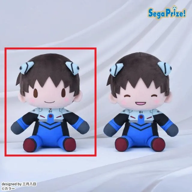 A目開き】エヴァンゲリオンシリーズ ふわぷち Mぬいぐるみ“シンジ