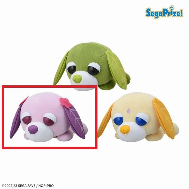 Bハナ】お茶犬 寝そべり ぬいぐるみ(EX) オンラインクレーンゲーム DMM
