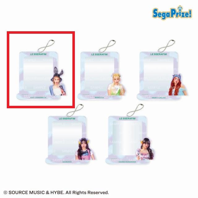 A:KIM CHAEWON】LE SSERAFIM 'CRAZY' [PtZ]スタンド付プリクラケース
