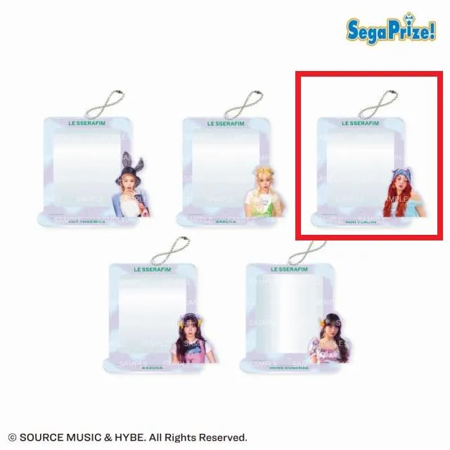 C:HUH YUNJIN】LE SSERAFIM 'CRAZY' [PtZ]スタンド付プリクラケース