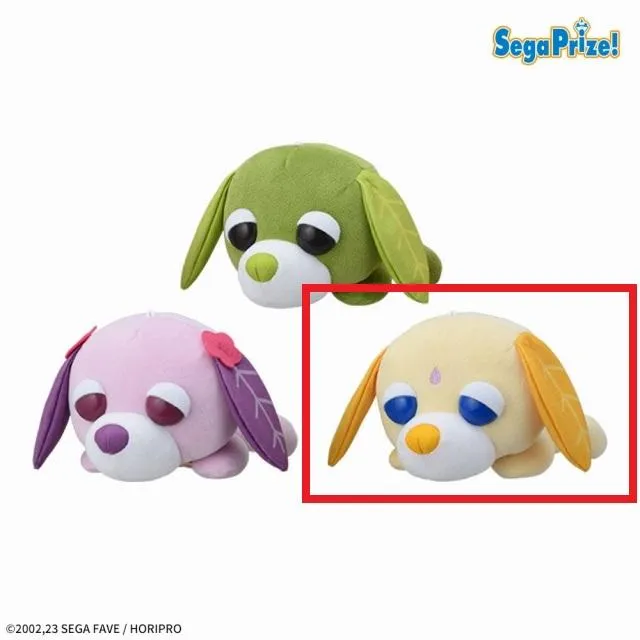 Cチャイ】お茶犬 寝そべり ぬいぐるみ(EX) オンラインクレーンゲーム