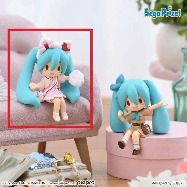 Aテーマパーク(猫耳)】初音ミクシリーズ ふわぷち ちょこのせ ミニ