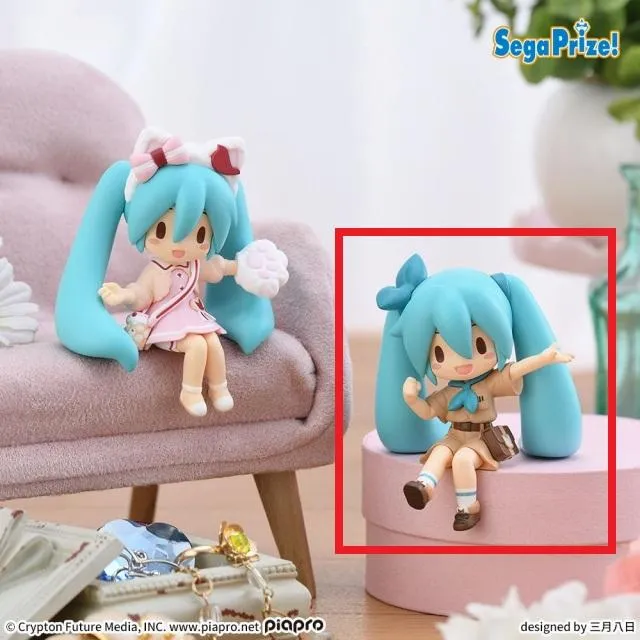 B動物園(青リボン)】初音ミクシリーズ ふわぷち ちょこのせ ミニ