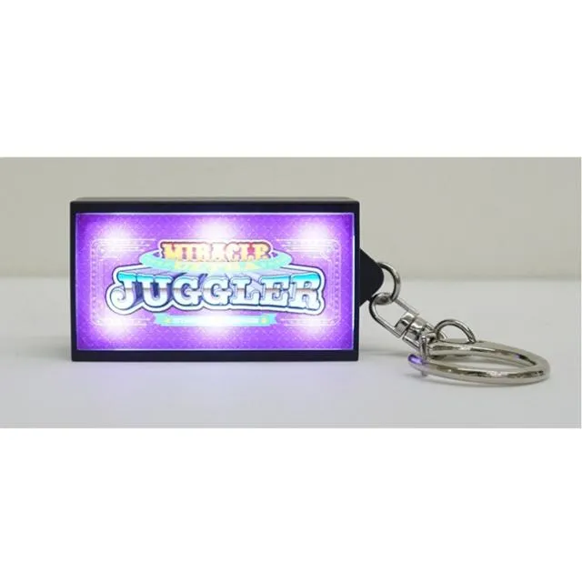 Dウルトラミラクルジャグラー】JUGGLER 光る!パネルキーホルダー