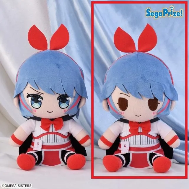 Bデフォルメ目】おめがシスターズ Mぬいぐるみ“おめがレイ” オンライン