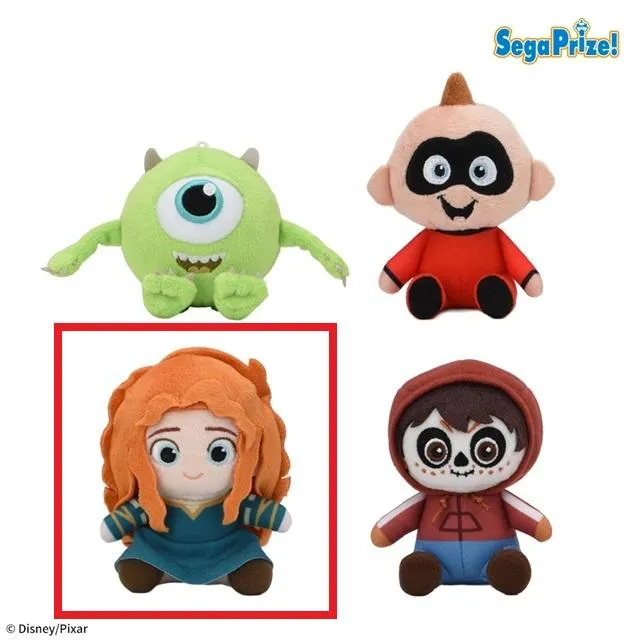 Cメリダ】ピクサーキャラクター 大集合マスコット オンラインクレーン