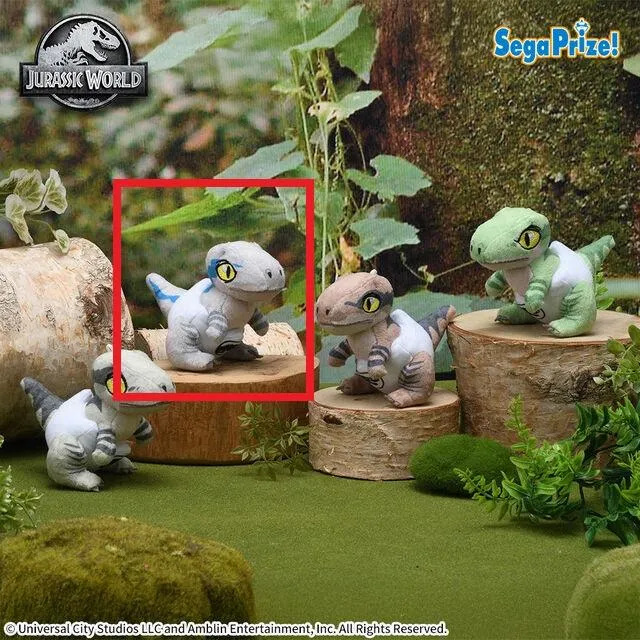 Bブルー(模様)】ジュラシック・ワールド マスコット“ラプトル” たまご