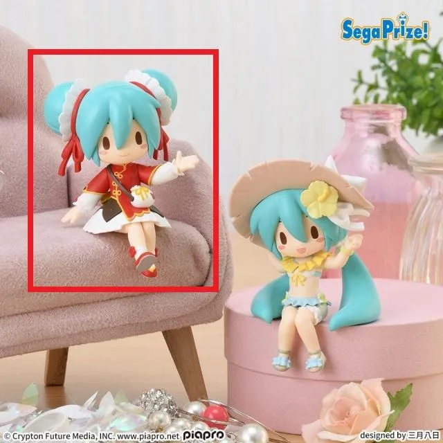 A中華街】初音ミクシリーズ ふわぷち ちょこのせ ミニフィギュア“初音