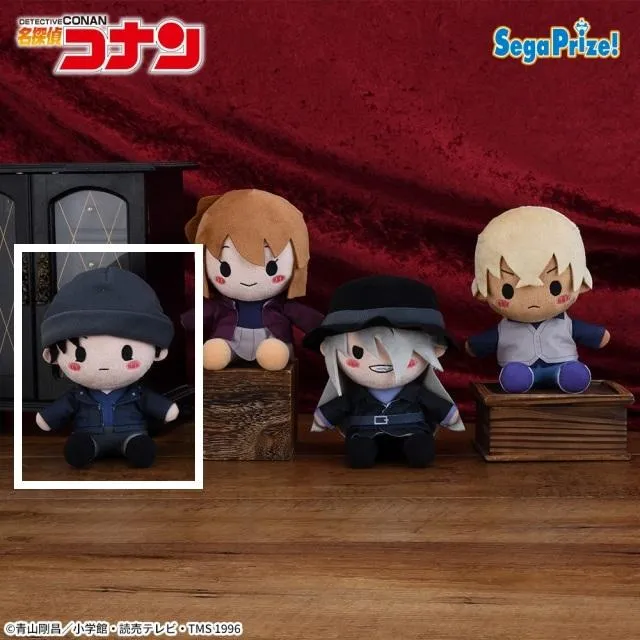 金曜夜まで期間限定値下げ！ コナン、安室、赤井、灰原、世良　ぬいぐるみセット セガラッキーくじ 名探偵コナンカフェD賞 ぬいぐるみ赤井秀一 安室透