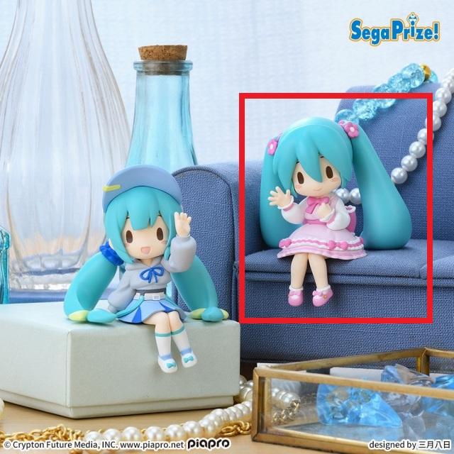 Bワンピース】初音ミクシリーズ ふわぷち ちょこのせ ミニフィギュア